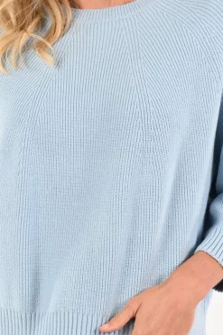 Oui 96746 Trui Licht blauw