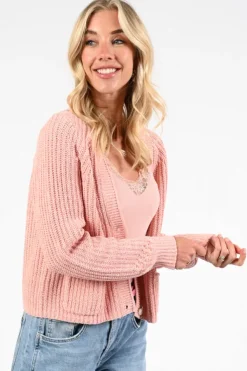 Oui 88120 Vest Roze