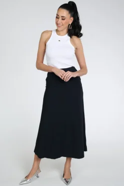 Penn & Ink Anna Rok wijd lang Marine