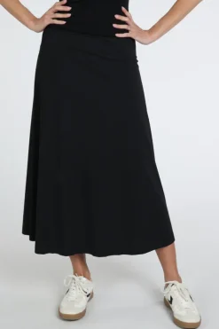 Penn & Ink Anna Rok wijd lang Zwart