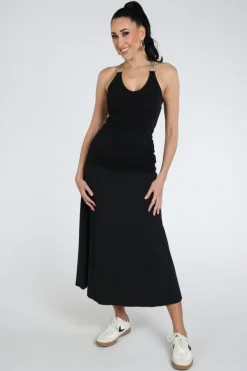 Penn & Ink Anna Rok wijd lang Zwart