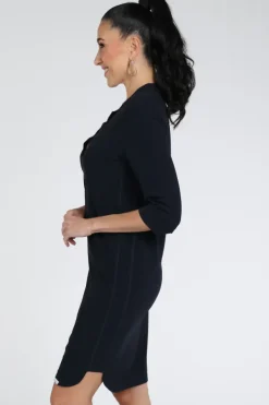 Penn & Ink Jill Jurk driekwart mouw Marine