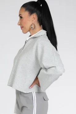 Penn & Ink S26B392 Sweater Licht grijs