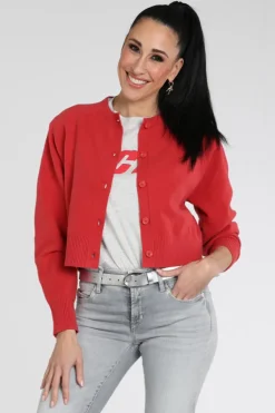 Penn & Ink S26B397 Vest Donker rood