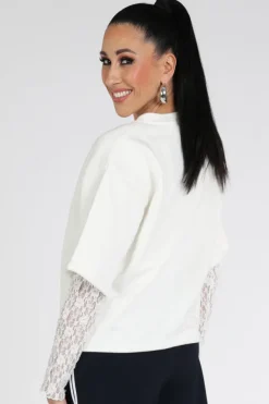 Penn & Ink S26F1835 Sweater Off white