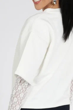 Penn & Ink S26F1835 Sweater Off white