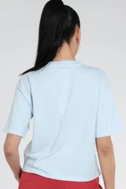 Penn & Ink S26F1814 T-shirt korte mouw Licht blauw
