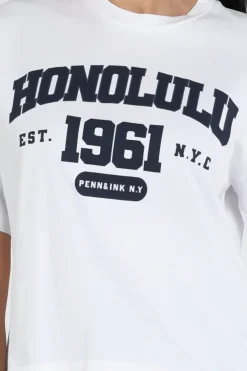Penn & Ink S26F1814 T-shirt korte mouw Marine