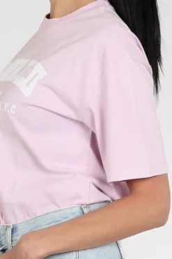 Penn & Ink S26F1814 T-shirt korte mouw Roze