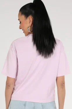 Penn & Ink S26F1814 T-shirt korte mouw Roze