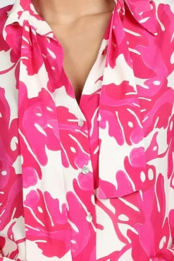 Pom Amsterdam SP9501 Blouse lange mouw Cyclaam