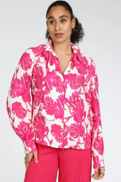 Pom Amsterdam SP9501 Blouse lange mouw Cyclaam