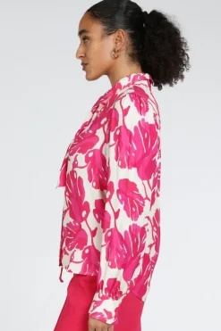 Pom Amsterdam SP9501 Blouse lange mouw Cyclaam