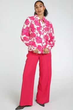 Pom Amsterdam SP9501 Blouse lange mouw Cyclaam