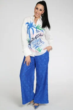 Pom Amsterdam SP9547 Blouse lange mouw Wit