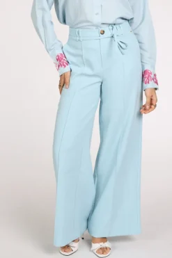 Pom Amsterdam SP9516 Broek Licht blauw