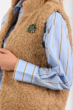 Pom Amsterdam SP9015 Gilet Camel