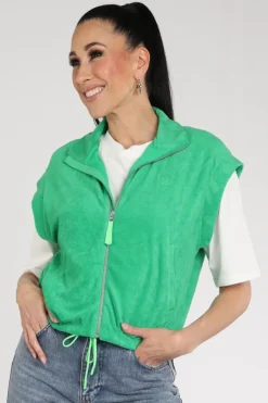 Pom Amsterdam SP9573 Gilet Groen