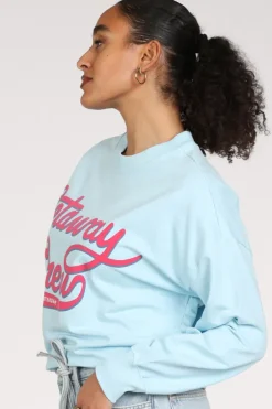 Pom Amsterdam SP9522 Sweater Licht blauw