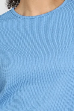 Pom Amsterdam SP9488 T-shirt korte mouw Blauw