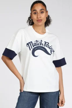 Pom Amsterdam SP9482 T-shirt korte mouw Off white