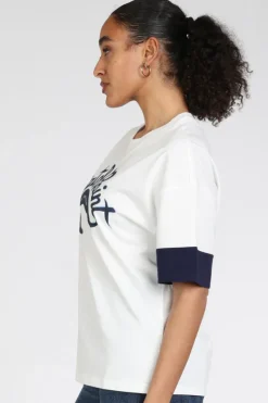 Pom Amsterdam SP9482 T-shirt korte mouw Off white