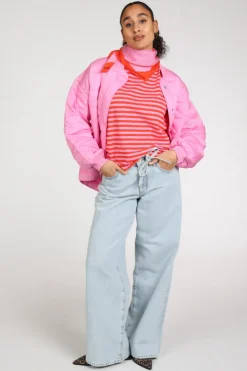 Pom Amsterdam SP9481 T-shirt korte mouw Roze