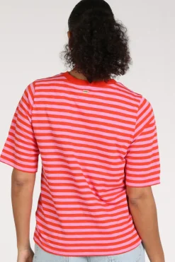 Pom Amsterdam SP9481 T-shirt korte mouw Roze