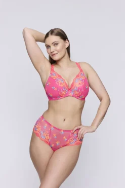 Prima Donna Cala Luna0163542 Plunge bh halve mousse cups pink