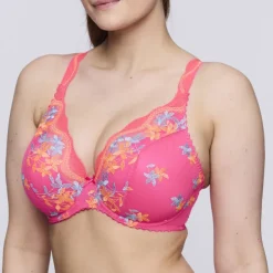 Prima Donna Cala Luna0163542 Plunge bh halve mousse cups pink