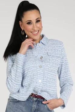 Roberto sarto 611051 Blazer Licht blauw