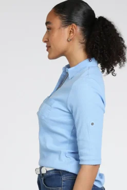 Roberto sarto 611167 Polo Licht blauw
