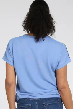 Roberto sarto 611115 T-shirt korte mouw Blauw