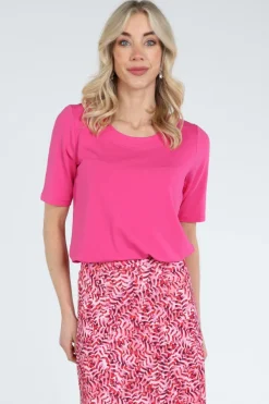 Roberto sarto 611113 T-shirt korte mouw Cyclaam