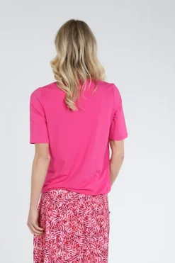 Roberto sarto 611113 T-shirt korte mouw Cyclaam