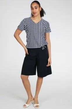 Roberto sarto 611157 T-shirt korte mouw Marine