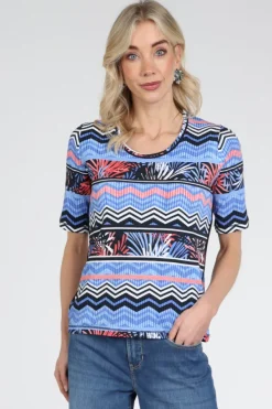 Roberto sarto 611163 T-shirt korte mouw Marine