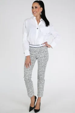 Rosner Alisa Slim Easy  Broek Marine