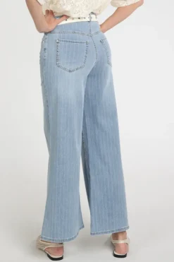 Rosner Audrey palazzo Coloured jeans Blue denim