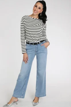Rosner Audrey Wide Jeans Light blue denim