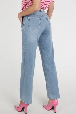 Rosner Audrey Wide Leg  Jeans Light blue denim