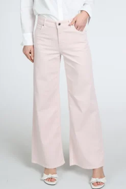 Rosner Audrey Wide Leg Palazzo  Jeans Licht roze