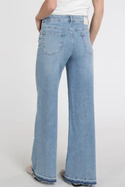 Rosner Audrey wide leg palazzo Jeans Light blue denim