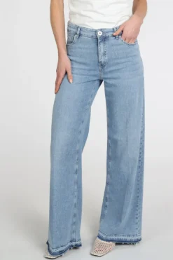 Rosner Audrey wide leg palazzo Jeans Light blue denim