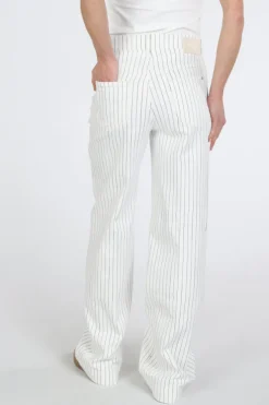 Rosner Audrey Wide Leg 5 Pocket  Broek Off white