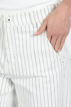 Rosner Audrey Wide Leg 5 Pocket  Broek Off white