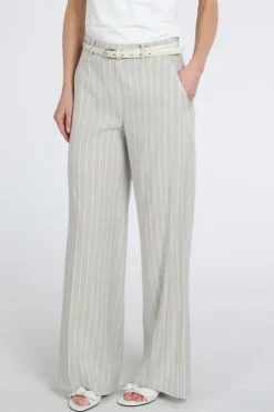 Rosner Mara Wide Leg  Broek Beige