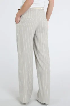 Rosner Mara Wide Leg  Broek Beige