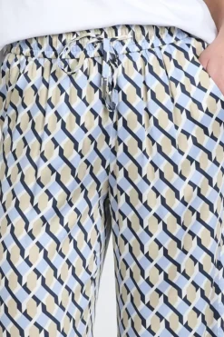 Rosner Mara Wide Leg Easy  Broek Licht blauw
