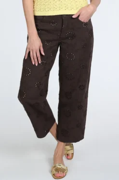 Rosner Masha straight Jeans Bruin